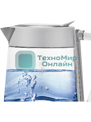 Чайник электрический Polaris PWK 1715 CGL Water Way Pro, Белый