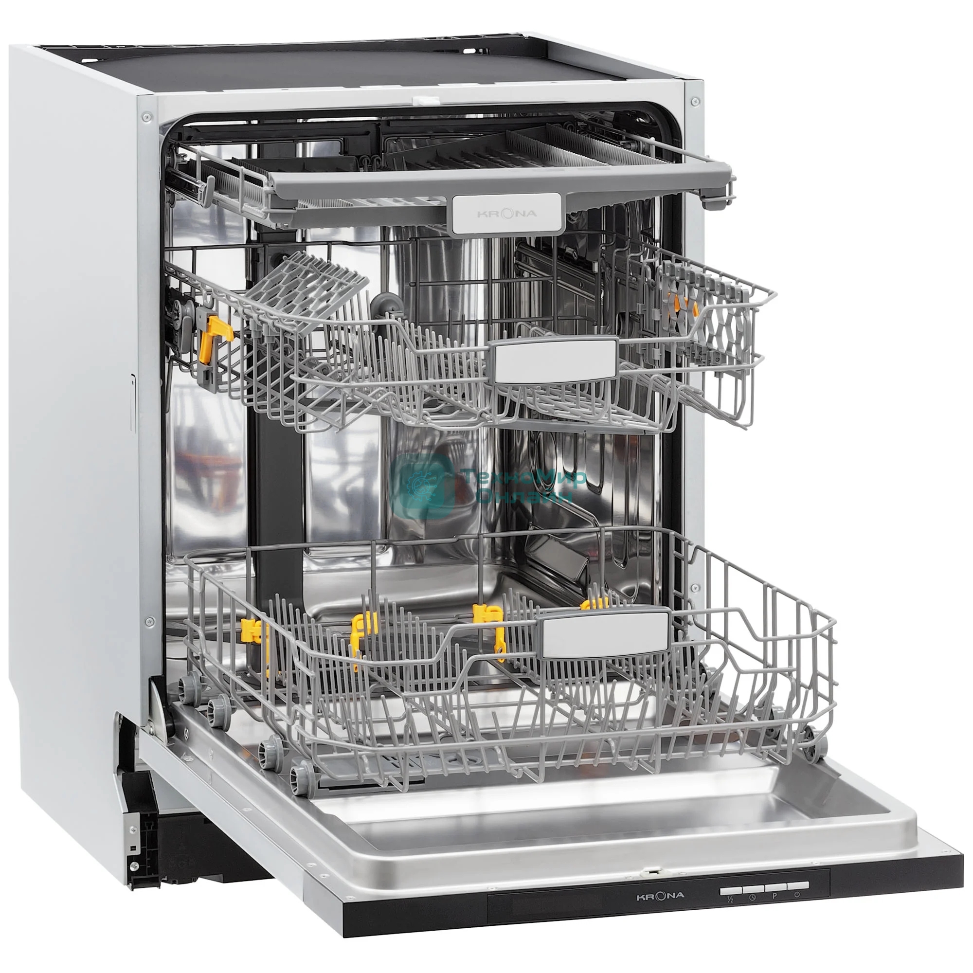 Встраиваемая посудомоечная машина KRONA KASKATA 60 BI, белый, 59.8 см, 14 компл., 45 дБ, класс A++