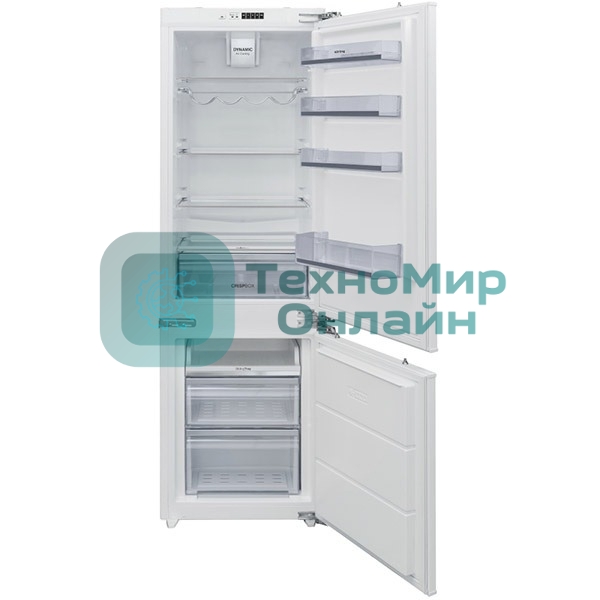 Холодильник Korting KSI 17780 CVNF белый двухкамерный 180/63л морозилка снизу, капельная