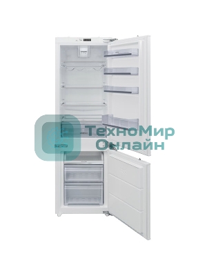 Холодильник Korting KSI 17780 CVNF белый двухкамерный 180/63л морозилка снизу, капельная