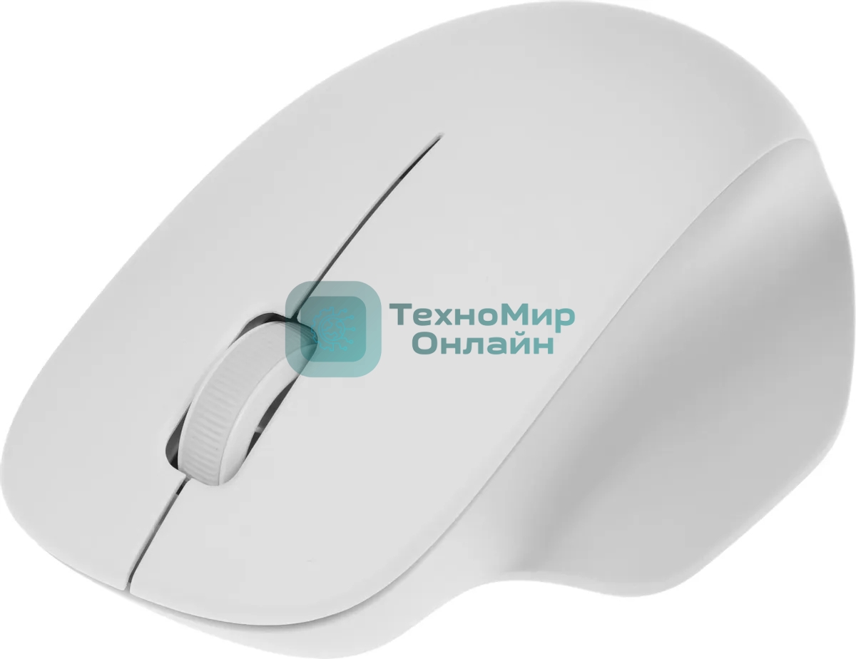 Мышь беспроводная Xiaomi Wireless Mouse Comfort Edition белый, 1200 dpi, радиоканал, USB, кнопки - 3