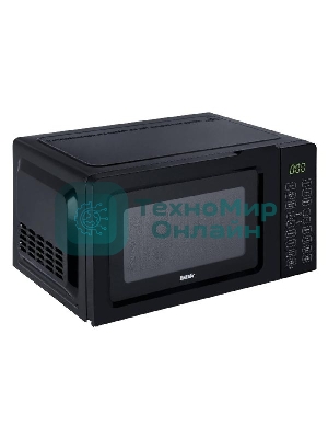 Микроволновая печь BBK 17MWS-786S/B черный, 17 л, 700 Вт, переключатели - кнопки