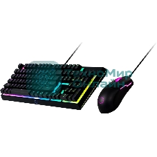 Комплект клавиатура+мышь Cooler Master MS110 проводной, USB, 3200 DPI, чёрный