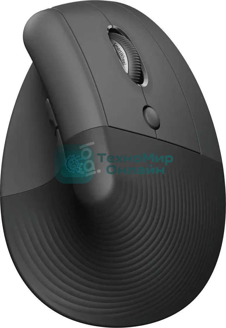 Мышь беспроводная Logitech Lift графитовый, 4000 dpi, радиоканал, Bluetooth, USB, кнопки - 6