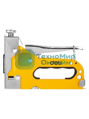 Мебельный степлер Deli DL238104 с набором скоб Набор: 2000шт дверные гвозди. 2000шт Т-гвозди. 2000шт U-гвозди.