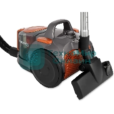 Пылесос Hyundai HYV-C5450 черный/оранжевый, 380/2200 Вт, уборка сухая, пылесборник контейнер 2.5 л