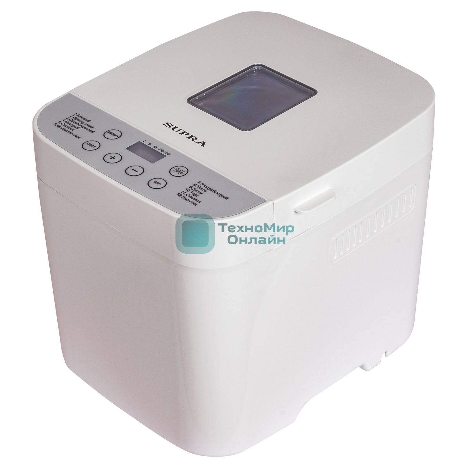 Хлебопечь Supra BMS-280 650 Вт, белый