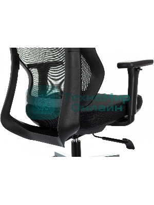 Кресло Бюрократ MC-412N-H черный, сетка, подголовник