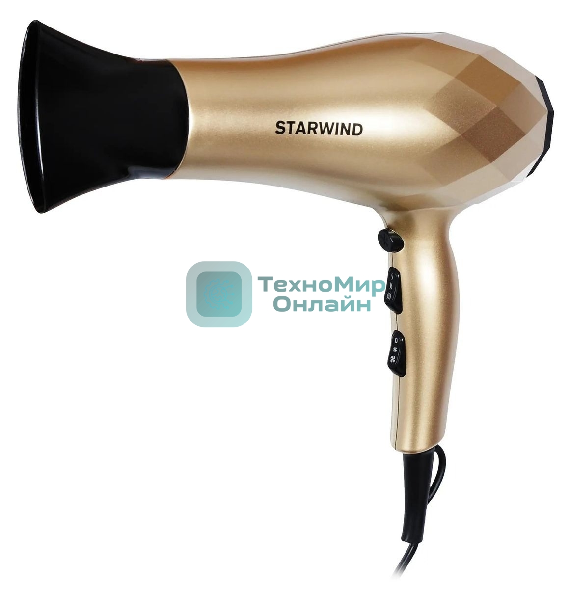 Фен Starwind SHP8110 шампань, 2000 Вт, ионизация