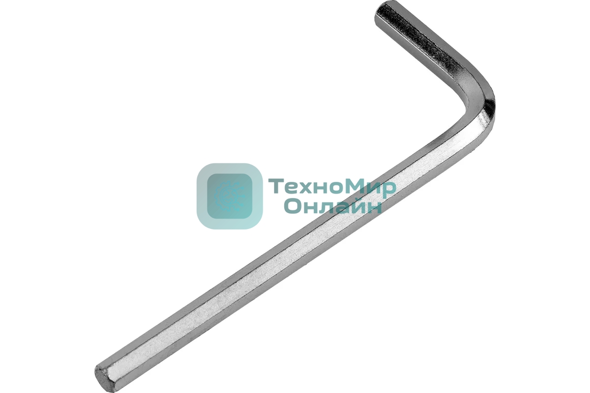 Ключ имбусовый Сибртех hex 4мм 45x закаленный никель