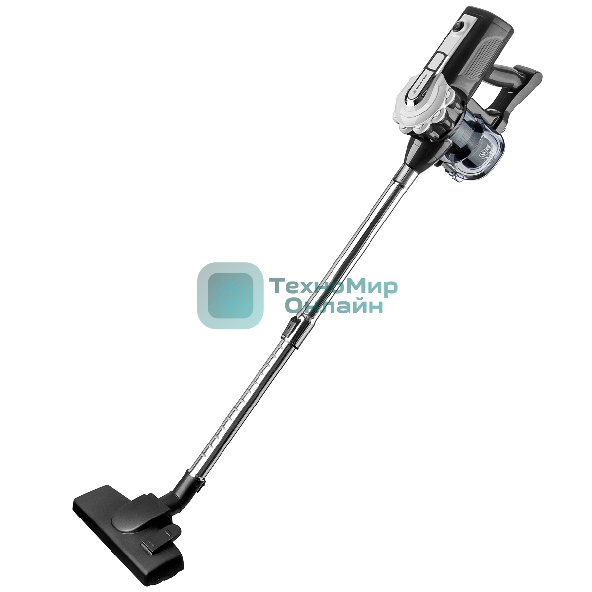 Пылесос вертикальный Brayer BR4269 черный, питание от сети, 185 Вт, уборка сухая, пылесборник 0,8 л
