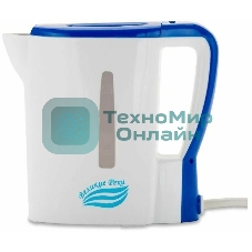 Чайник электрический Великие Реки Мая-1 бело-синий