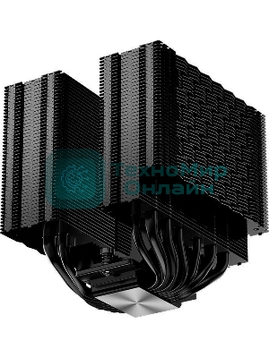 Кулер для процессора PCCooler RZ820 Display BK (290W, 4-pin PWM, LED, 169mm, Al/Cu, 8x6mm, 1x140mm + 1x150mm, 71.9/78.7CFM, 27.1/35.8dBA, 1500/2500RPM, S: 1851/1700/1200/115X/20XX, AM5/AM4, black)
