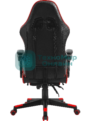 Кресло игровое Defender ROCK BLACK/RED PU