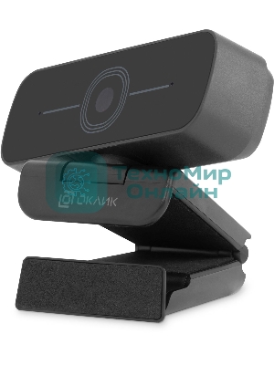 Веб-камера OKLICK OK-C001FH 1920x1080, 30 кадр/с, USB Type-A, микрофон (шумоподавление), универсальное крепление