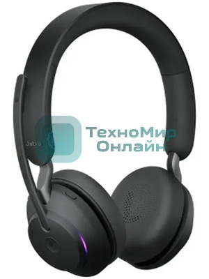 Гарнитура Jabra Evolve2 65 чёрный, беспроводная, Bluetooth, до 37 ч