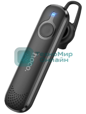 Моно-гарнитура Hoco E63 черный, внутриканальный (моно), Bluetooth 5.0, заушное крепление, до 10 ч