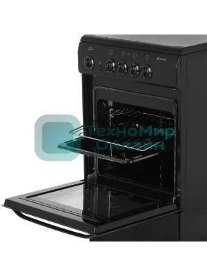 Плита электрическая De Luxe 506004.04ЭС 031 черный, конфорок 4 шт, духовка 60 л, 50 см x 87 см x 60 см