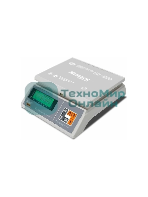 Весы фасовочные Mertech M-ER 326AFU-15.1 LCD (3060) белый, до 15 кг