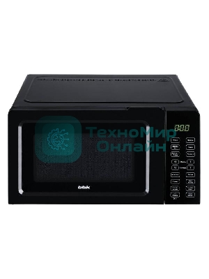 Микроволновая печь BBK 17MWS-786S/B черный, 17 л, 700 Вт, переключатели - кнопки