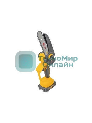 Мини-пила цепная аккумуляторная EDON ANS-21/6BL желтый/черный 25165