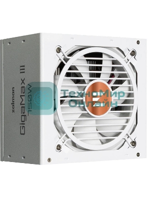 Блок питания Zalman ZM750-GV3 WH, 750W, ATX12V v3.0, Gen 5.0, APFC, 12cm Fan, 80+ Bronze, Retail