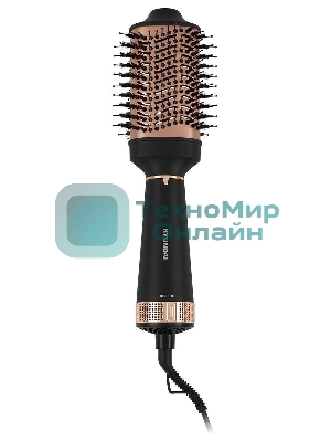 Фен-щетка Hyundai H-HB0115 черный, 1200 Вт, ионизация