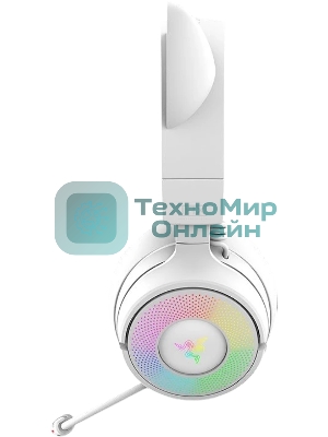 Гарнитура Razer Kraken Kitty V3 Pro белый, беспроводная, bluetooth, до 70 ч, подсветка
