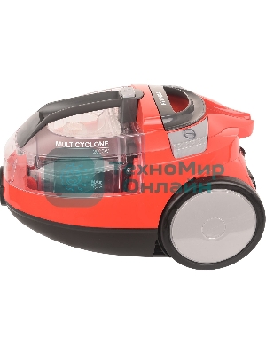 Пылесос Hyundai HYV-C3075 красный, 380/2000 Вт, уборка сухая, пылесборник контейнер 1.5 л