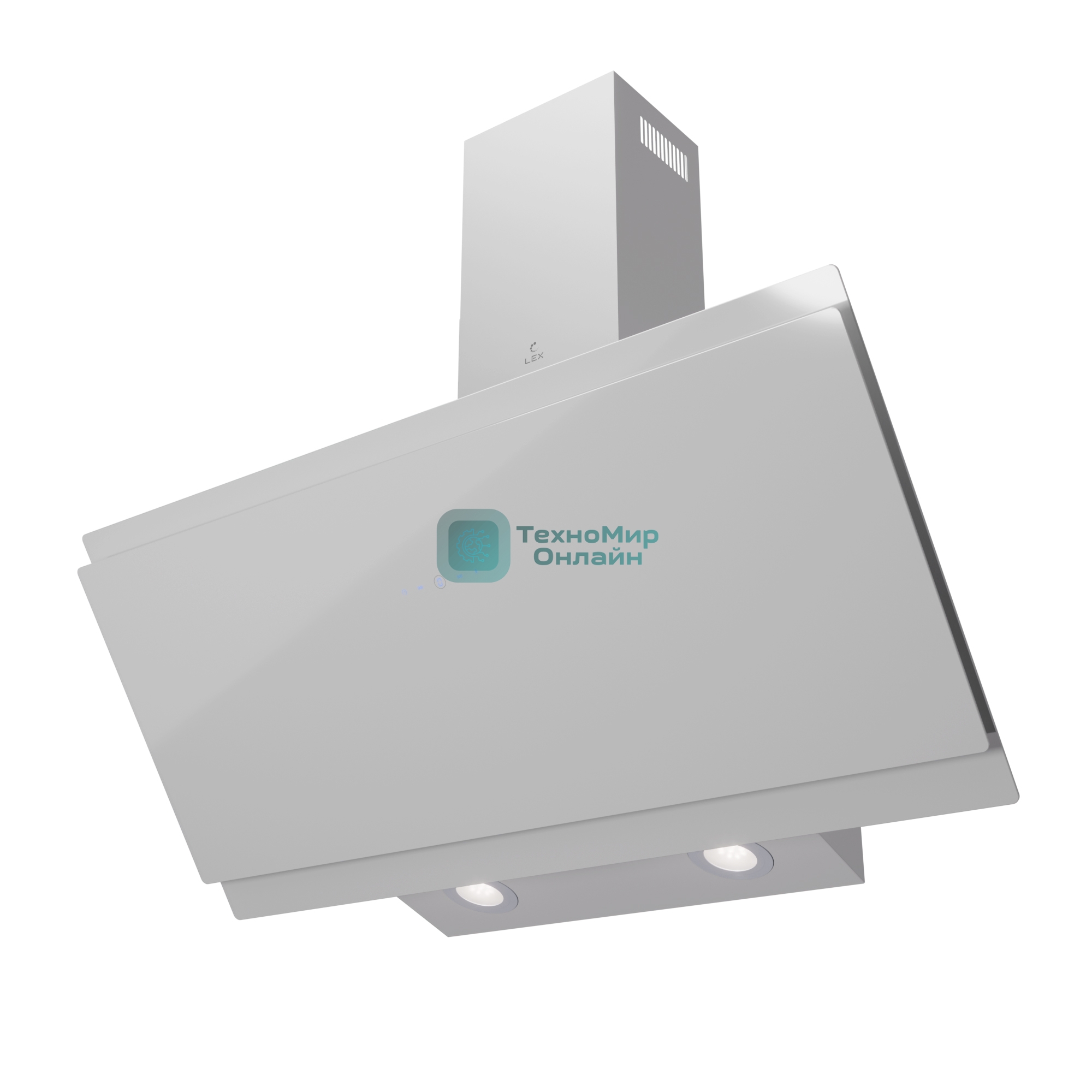 Вытяжка каминная LEX Furia 900 белая, 89.5 см, 1050 куб. м/ч, 50 дБ