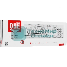 Клавиатура проводная мультимедийная Smartbuy ONE 238 USB белая (SBK-238U-W)/20