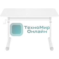 Офисный стол Defender Netis белый, 100x60 см, в63-86 см, ручной.