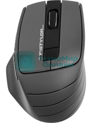 Мышь беспроводная A4Tech Fstyler FG30 серый, 2000 dpi, радиоканал, USB, кнопки - 5