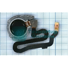 Кнопка HOME в сборе с механизмом и шлейфом для Huawei Honor 8, черная