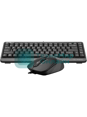 Комплект клавиатура + мышь A4Tech Fstyler F1110 клав:черный/серый мышь:черный/серый USB Multimedia (F1110 GREY)