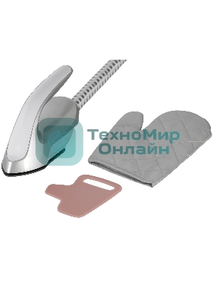 Отпариватель HIBERG GS-5000 S серебристый, 1800 Вт, 32 г/мин, 2500 мл