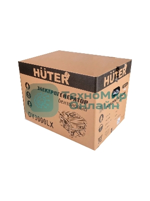 Электрогенератор бензиновый Huter DY3000LX, 2.7 кВт, 67 дБ, 45 кг