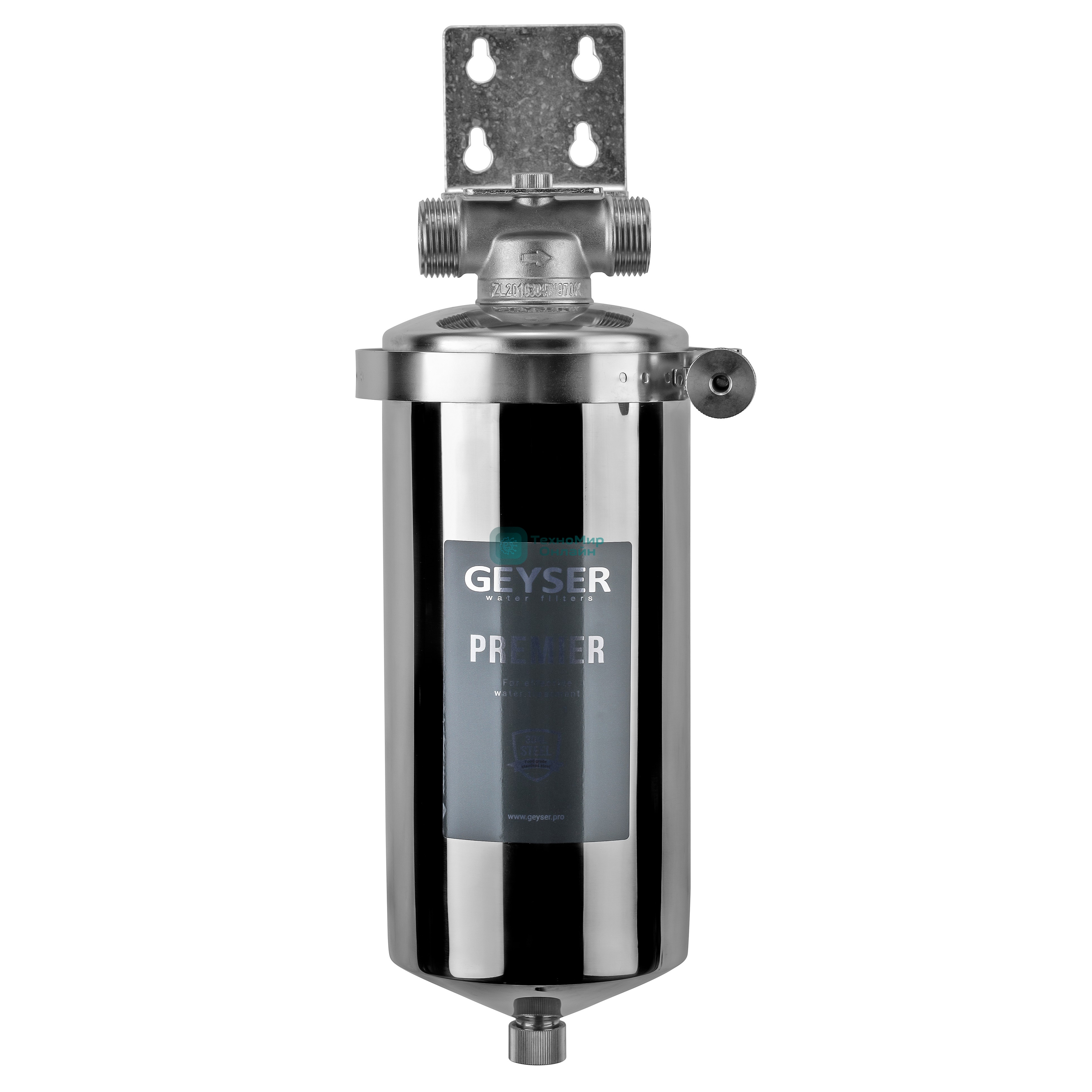 Корпус магистрального фильтра Гейзер Премьер 10BB 1