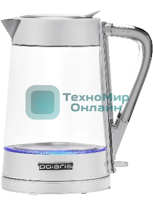 Чайник электрический Polaris PWK 1715 CGL Water Way Pro, Белый