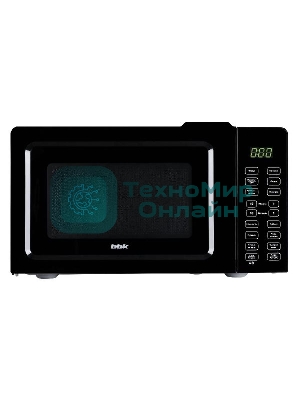Микроволновая печь BBK 17MWS-786S/B черный, 17 л, 700 Вт, переключатели - кнопки