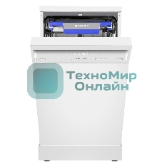 Посудомоечная машина Maunfeld MWF45230W, белый, 45 см, 10 компл., 49 дБ, класс A++