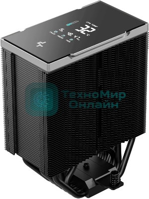 Устройство охлаждения(кулер) Deepcool AK700 Digital NYX Soc-AM5/AM4/1200/1700/1851 черный 4-pin 21-36dB Al+Cu LCD 280W 1252gr Ret (R-AK700-BKNNMN-GJD-1)