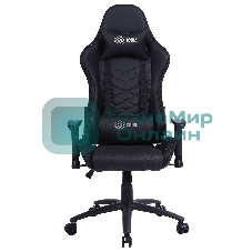 Кресло Cactus CS-CHR-0099BL черный, экокожа, подголовник