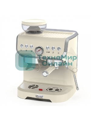 Кофейная станция BQ CM5000 бежевый, исп. кофе - зерновой/молотый, 2 л, 1560 Вт, 15 бар