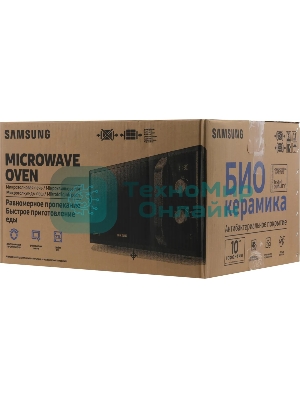 Микроволновая печь Samsung MS23K3614AW белый, 23 л, 800 Вт, переключатели - поворотный механизм