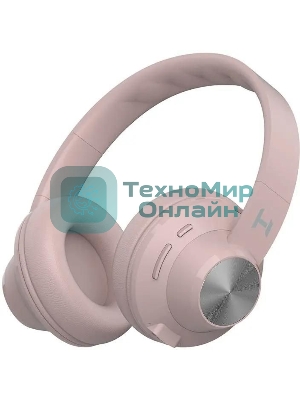 Беспроводные/проводные наушники Harper HB-412 светло-розовый, накладные, Bluetooth + проводной, до 8 ч
