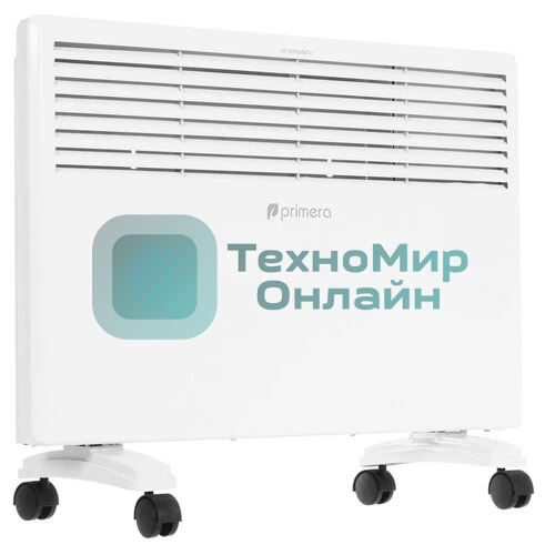 Конвектор электрический Primera PHP-1500-MWB, белый, 1500 Вт, 20 м2, термостат