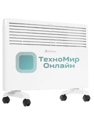 Конвектор электрический Primera PHP-1500-MWB, белый, 1500 Вт, 20 м2, термостат