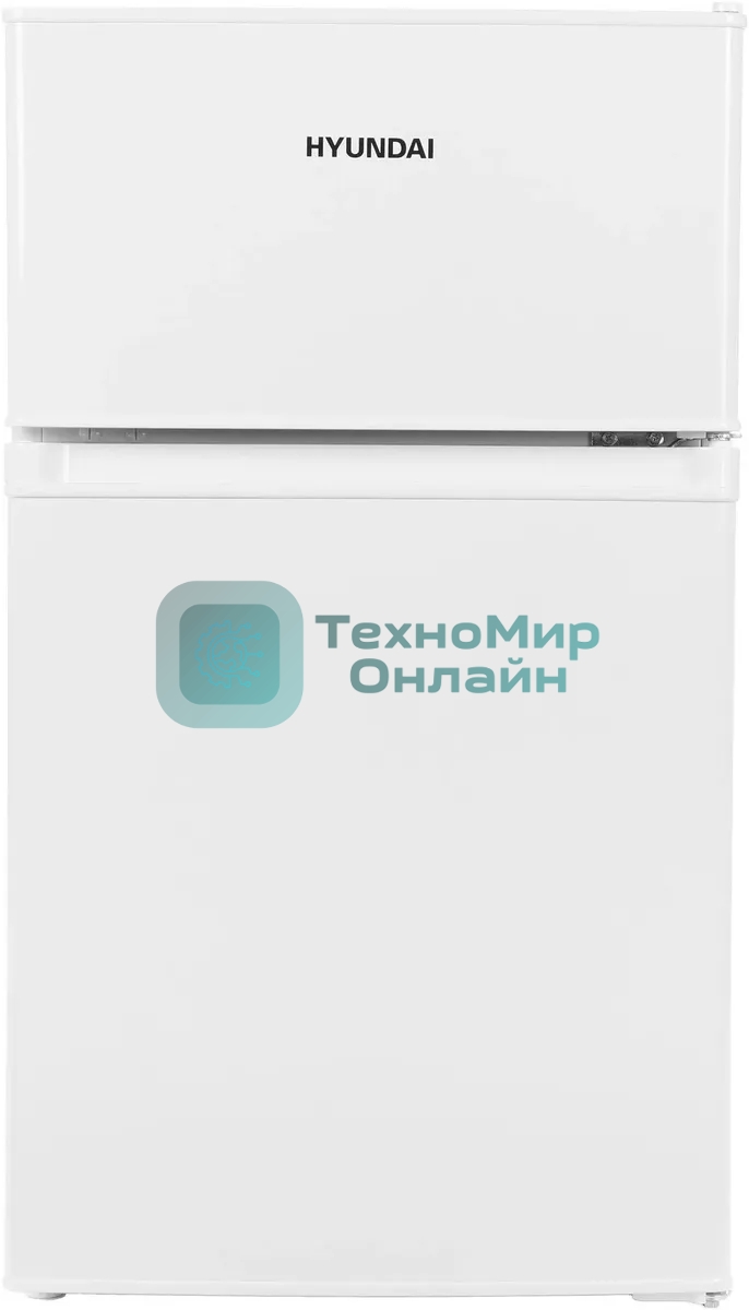 Холодильник Hyundai CT10051H белый двухкамерный 59/25л морозилка сверху