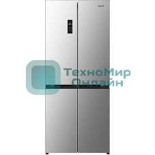 Холодильник Gorenje NRM819E61X серый трехкамерный 311/149л морозилка сбоку, No Frost, Side by Side